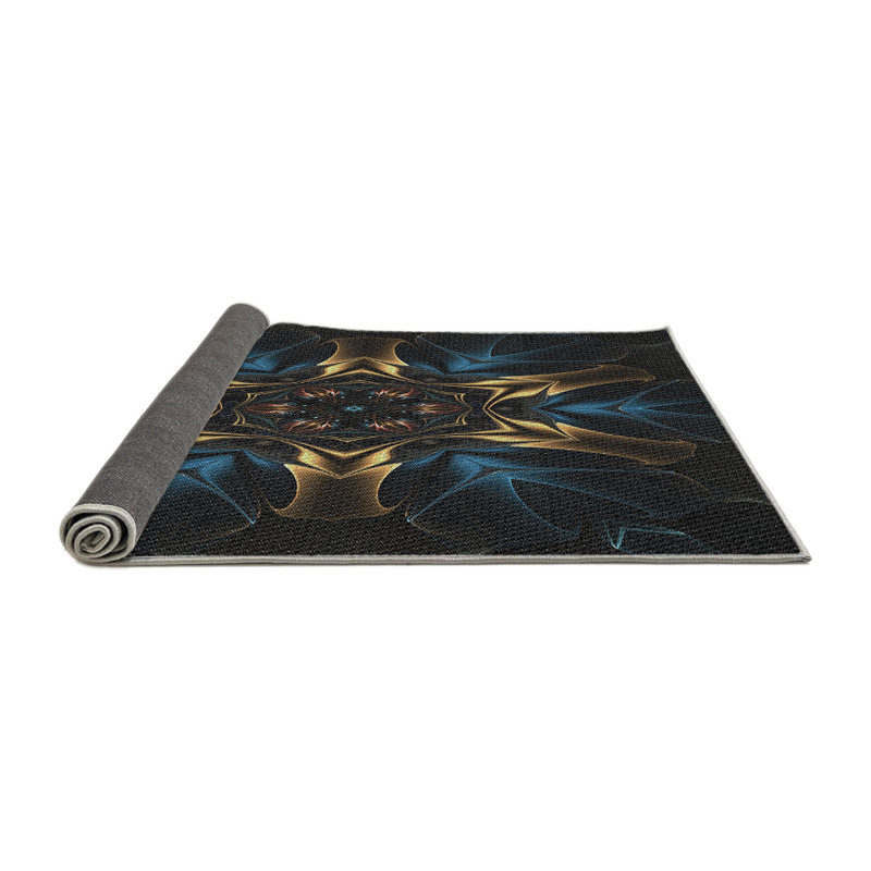 Abstract Indoor Rug, Round 8'