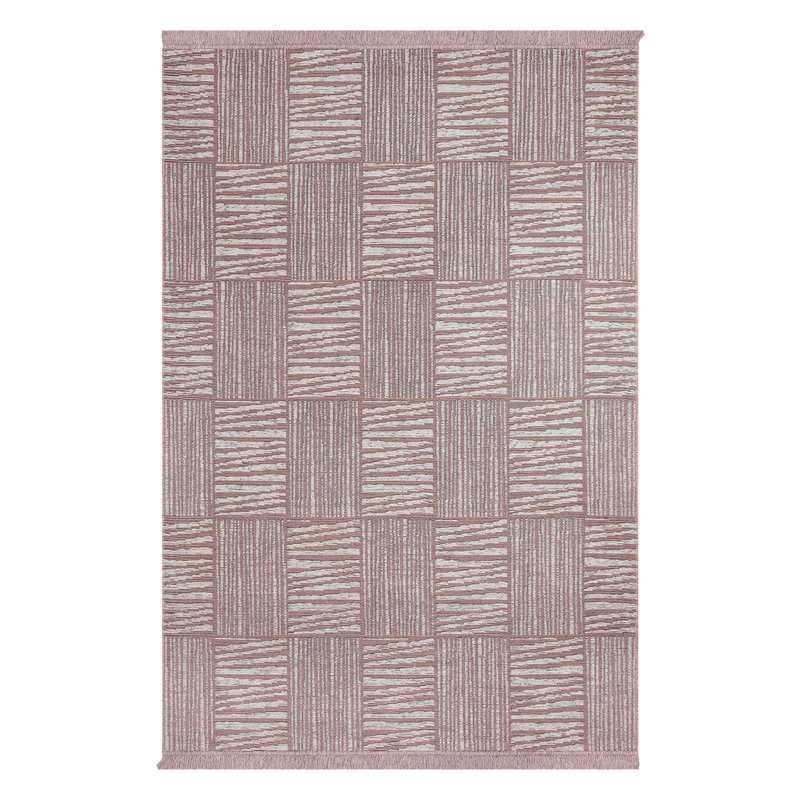 Rakari Geometric Machine Made Indoor / Outdoor Area Rug, Rectangle 60 x 100cm