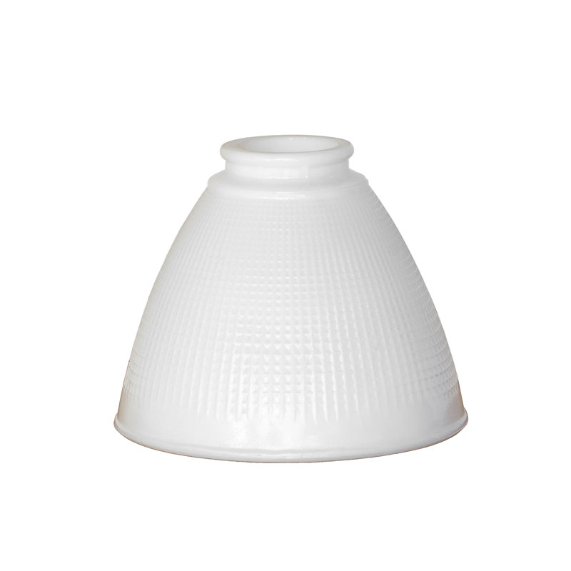Lamp Shade, 5" H x 6" W x 6" D, White