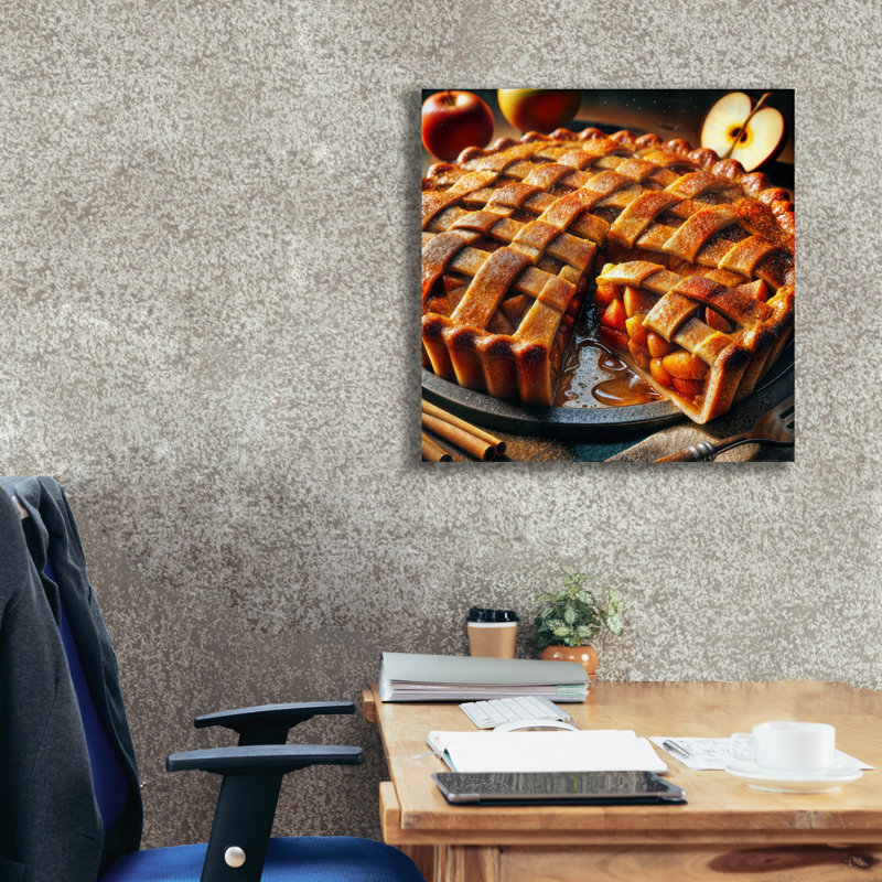 Art mural sur toile Ebern Designs «Apple Pie» par Rey Klimt, H 26 po x l 26 po