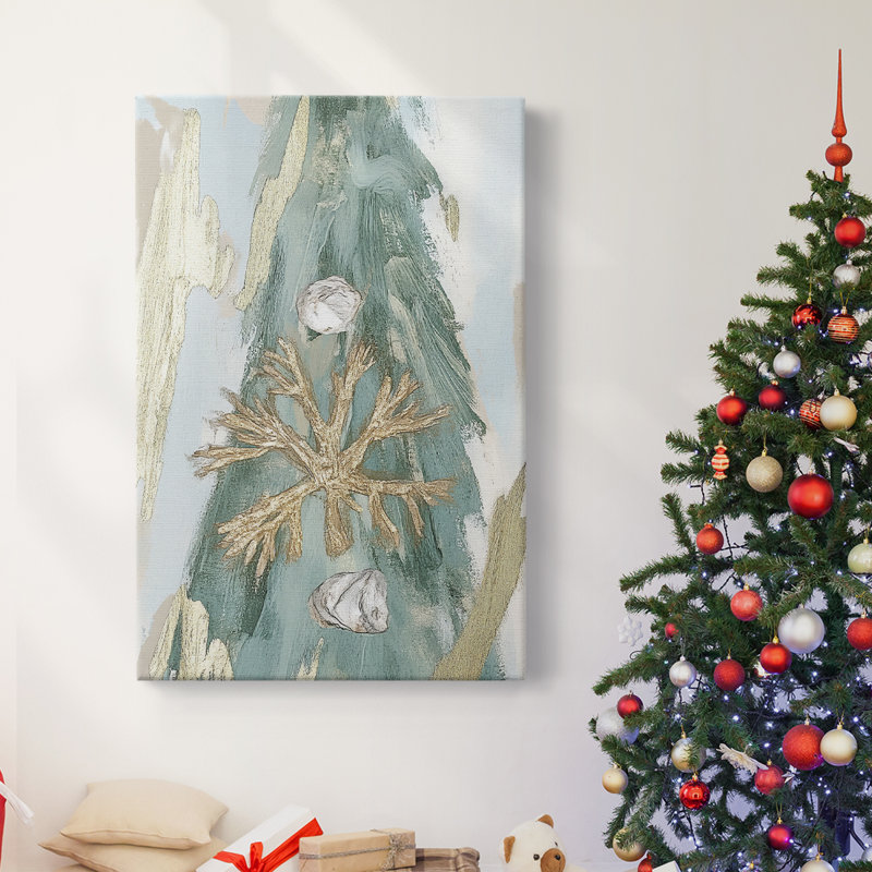 Art des Fêtes de Noël - Toile tendue avec châssis CECXLI, H 18 po x l 12 po