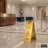 Double-Sided Caution Wet Floor Sign-94374825
