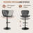 Pet-Friendly Adjustable Height Swivel Bar Stool with Back, Scratch-Resistant Tech Fabric, Footrest and Black Metal Base – Durable Bar Chair for Kitchen Island, Dining Bar, Cat & Dog Owners-377642047-370127099