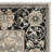 Petronella Viscose Oriental Rug in Gray/Black-19261743