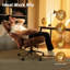 Chaise de bureau Schaffer, fauteuils de bureau ergonomiques grands et grands, fauteuil de direction à haut dossier réglable, fauteuil pivotant de soutien lombaire avec fonction berçante-457913013