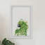 «Green Parrot», reproduction encadrée-569066364