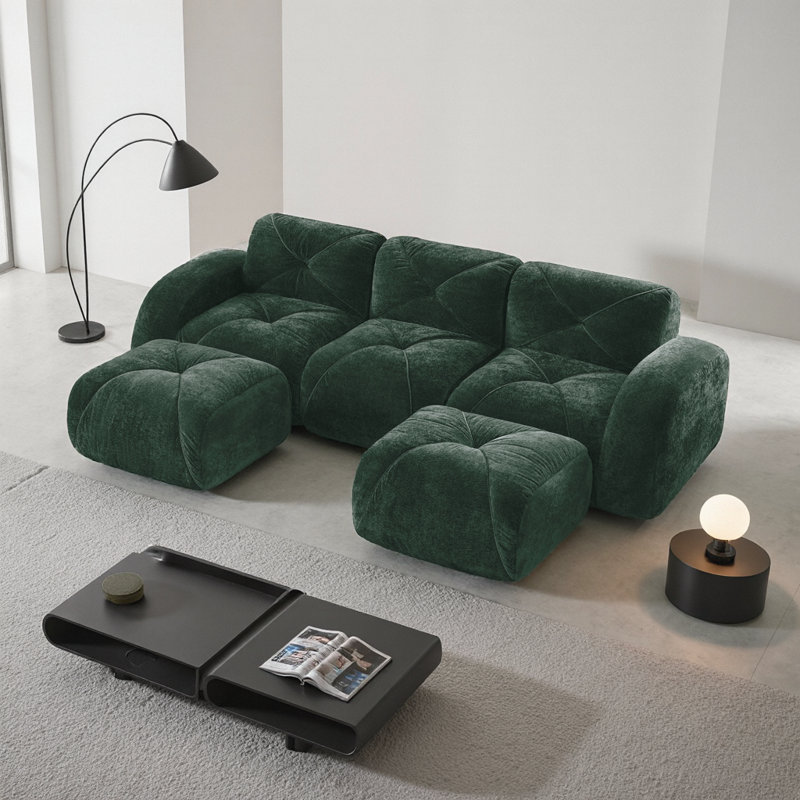 Canapé Luxury Luxury, 2, Vert