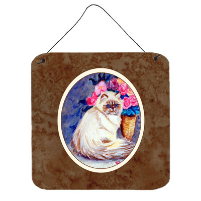 Décoration murale chat persane