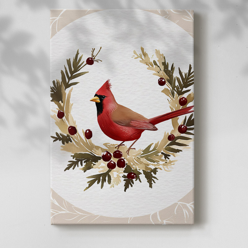 Art des Fêtes de Noël - Toile tendue avec châssis CMXLIX, H 18 po x l 12 po