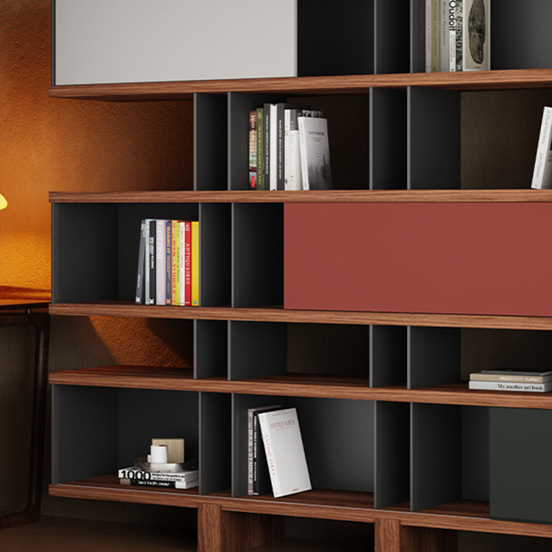 Bibliothèque minimaliste de style italien