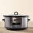 Crock-Pot 8 qt Black Stainless Steel Programmable Slow Cooker