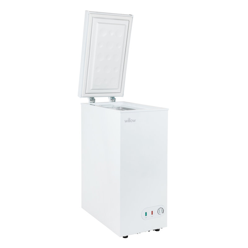 51m³ Garage Ready Chest Freezer with Adjustable Temperature Controls, White