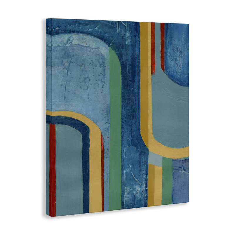 "Dynamic Arches", art mural sur toile par Pippin Schupbach, H 30 po x l 24 po