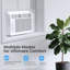 Climatiseur de fenêtre connecté 5 000 BTU avec bouton mécanique, DOE, UL / CSA