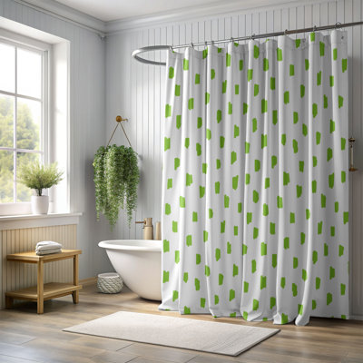 Ghostly Fun - 1 Piece Standard Shower Curtain