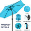 Parasol de marché avec manivelle Li-354735732-354735729