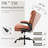 Ergonomic Faux Leather Home Office Chair-1840631454