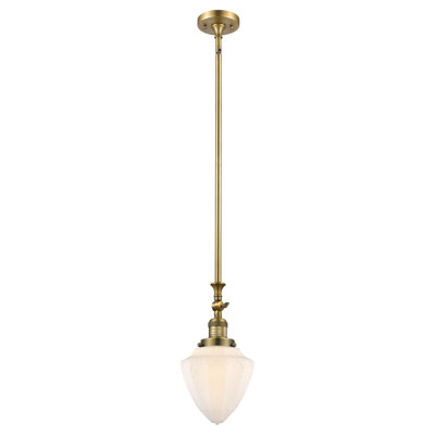 Franklin Restoration - Stian - Mini-luminaire suspendu à tige inclinable 1 lumière - Ampoule non incluse - Abat-jour