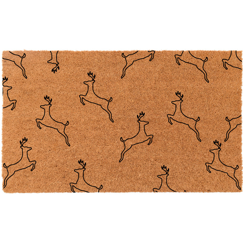 Non-Slip Christmas Outdoor Doormat, 22" W x 36" L