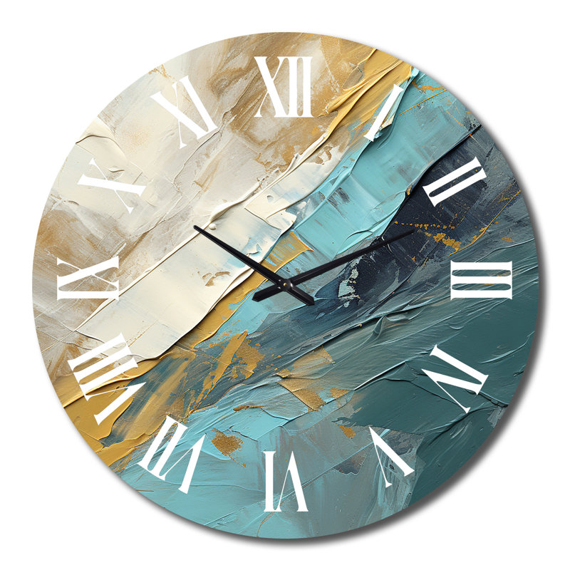 Horloge murale en métal, Très grand