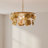 Loretta 6 - Light Dimmable Tiered Chandelier