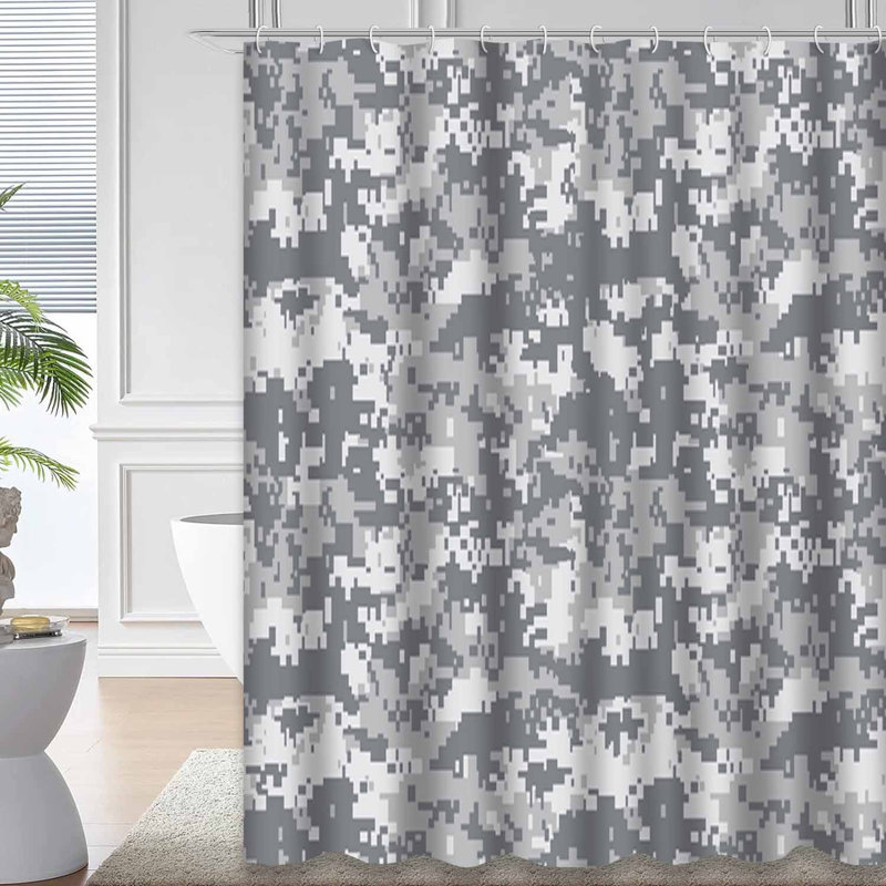 Rideau de douche Camouflage, L 72 po x l 72 po