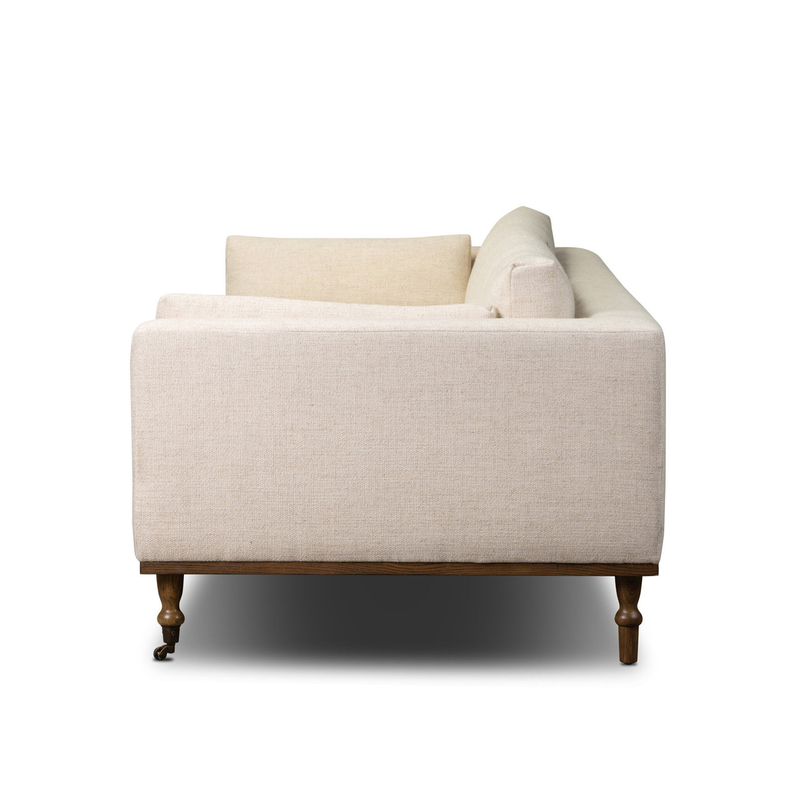 Tenby 97" Sofa, Thames Cream Linen Blend