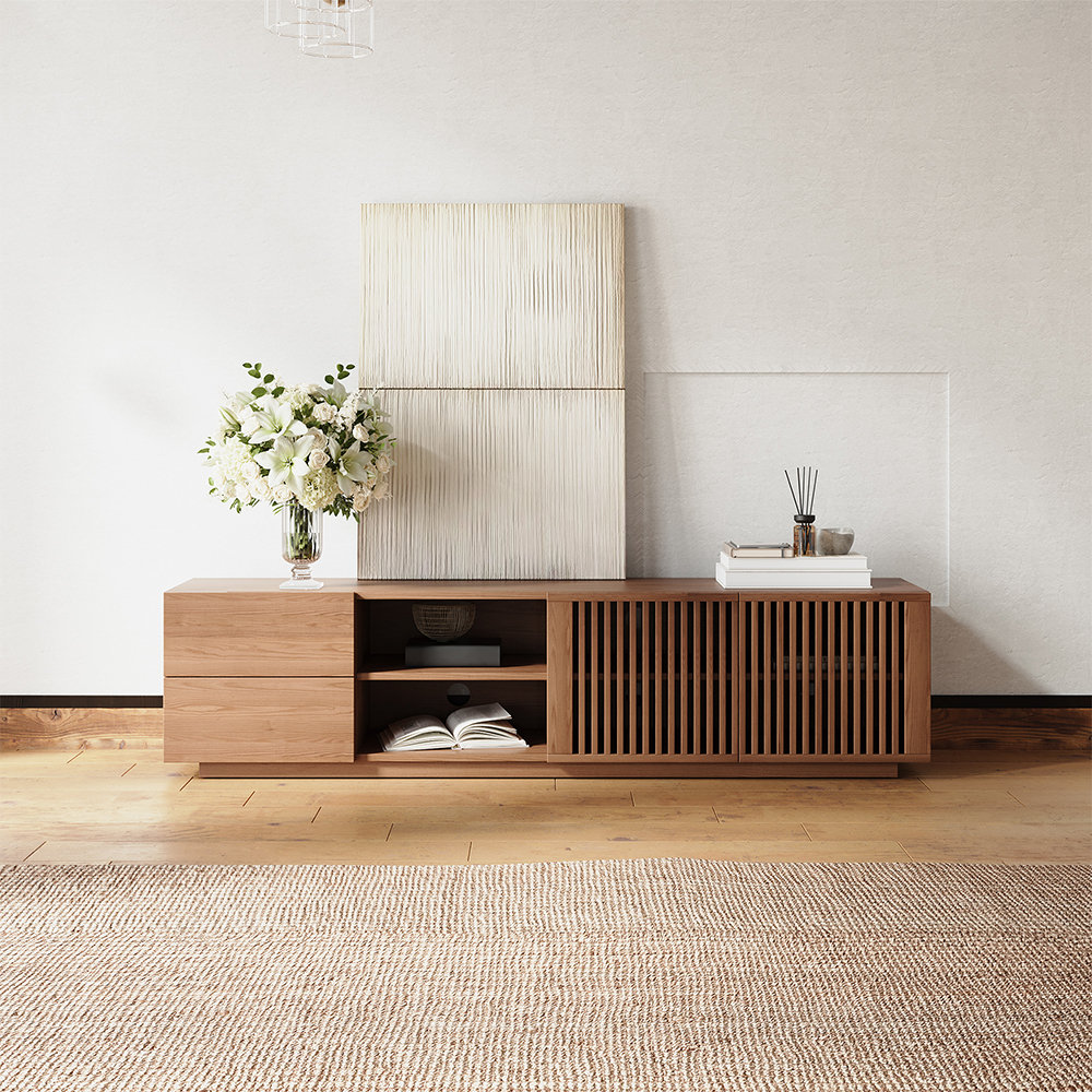 71" Mid-Century Modern Media Console