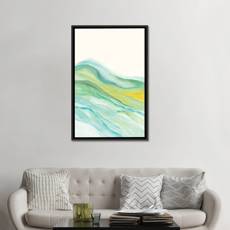 Abstract V by Marco Gonzalez - Floater Frame Gallery-Wrapped Canvas Giclée on Canvas, 26" H x 18" W x 1.5" D, No Mat