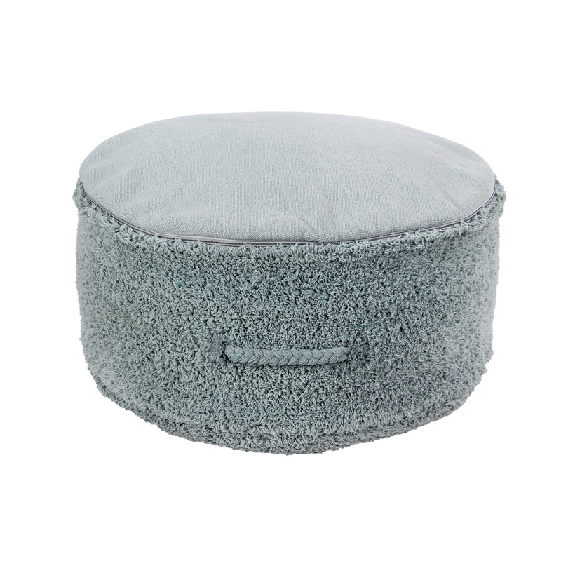 Pyjama Party Round Pouf, Vintage Blue