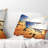 Beautiful Rocky Sand Desert - Landscape Printed Throw Pillow