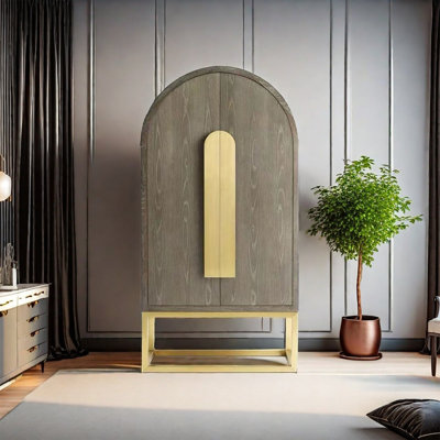 European style retro light luxury wardrobe by Parttlion