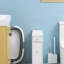 Armoire de salle de bain moderne en bois étroite
