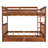 Bunk Bed With Ladders And Two Storage Drawers
