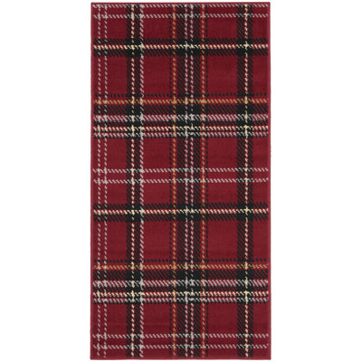 Tapis rouge carreauté Hankinson Prague