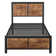 Kempst Platform Bed Frame with Wooden Headboard, Heavy Duty Steel Slats Support, No Box Spring Needed