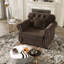Velours Chesterfield canapé garniture cloutée capitonnée-452266460