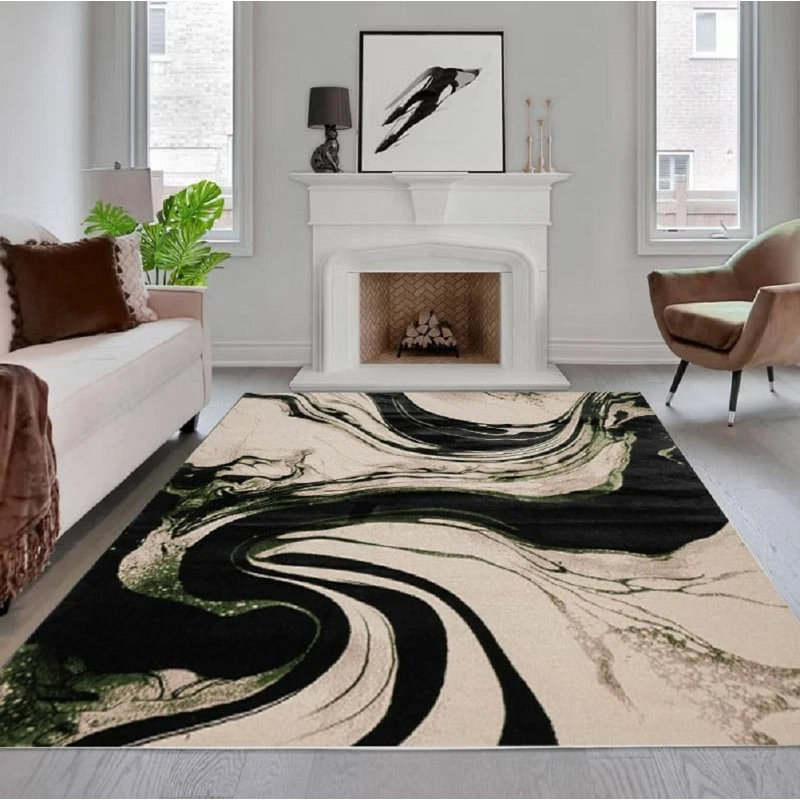 Geometric Indoor / Outdoor Area Rug, Rectangle 160 x 230 cm