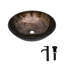 Lavabo de salle de bain Artistic Glass