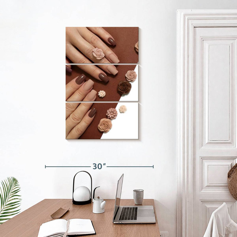Shuttleworth Matte Brown Nails, 32" H x 20" W