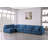 Jocqua Velvet L-Shaped Sectional Reversible-1870451985