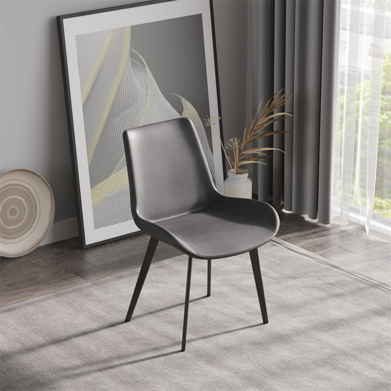 Chaise de salle à manger Modern, gris, 4