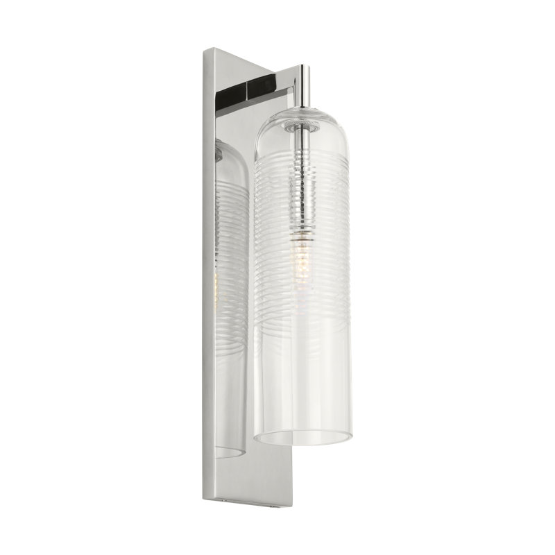 Leano 1 - Light Armed Sconce, Polished Nickel