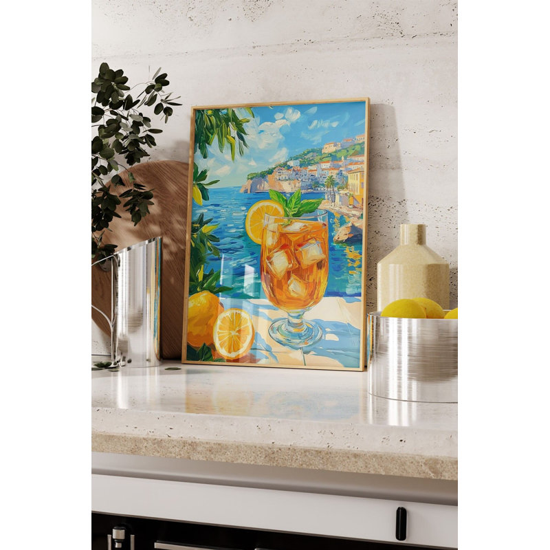 Peinture décorative encadrée