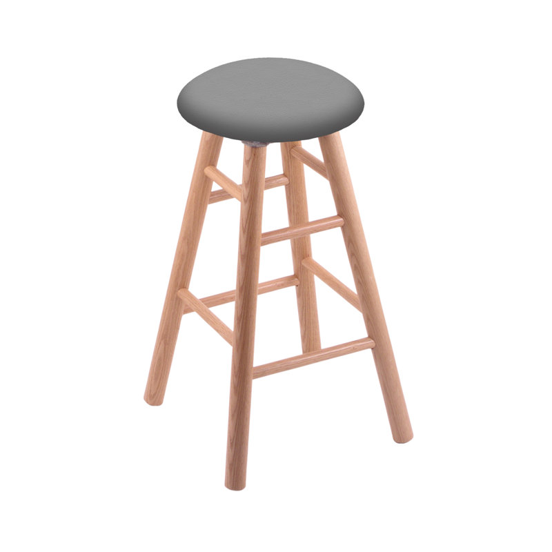 Swivel 36" Extra Tall Stool, Natural Oak, Canter Folkstone Gray