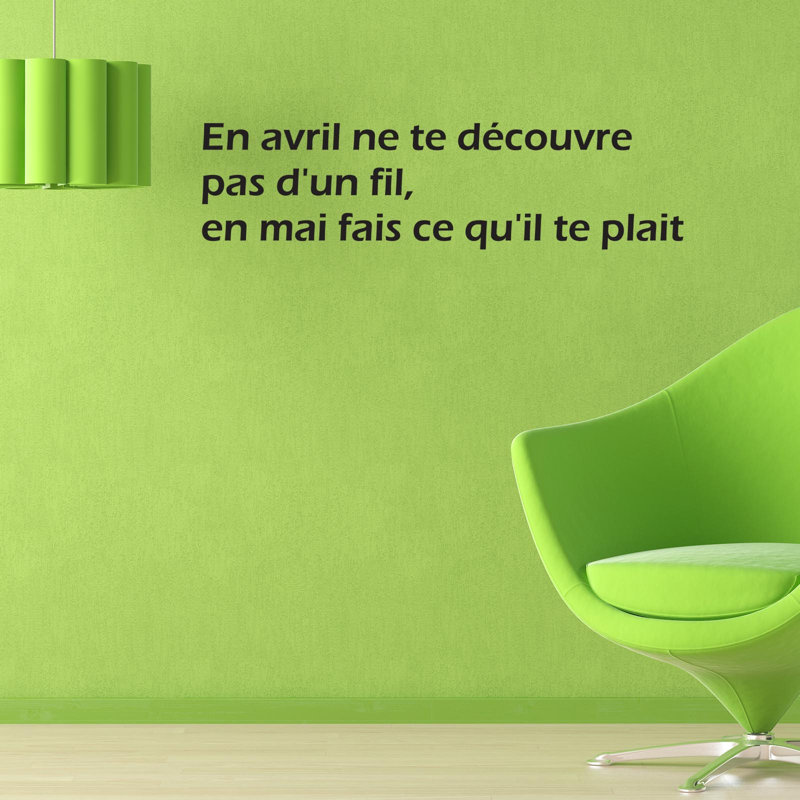 Text & Numbers Wall Decal
