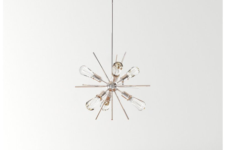 The Louella 6 chandelier.
