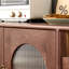 Buffet de rangement moderne en bois massif minimaliste-1993668379