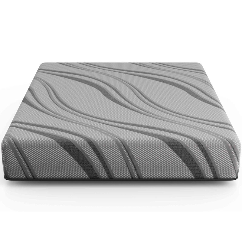 Matelas à sensation moyenne avec mousse viscoélastique gélifiée, Très grand simple, 10"