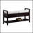 Vannes Espresso Storage Shoe Bench